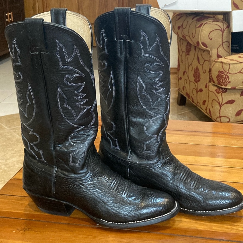 Men’s Black Bullhide Larry Mahan Boots